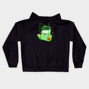 Kawaii Avocado Milk Kids Hoodie